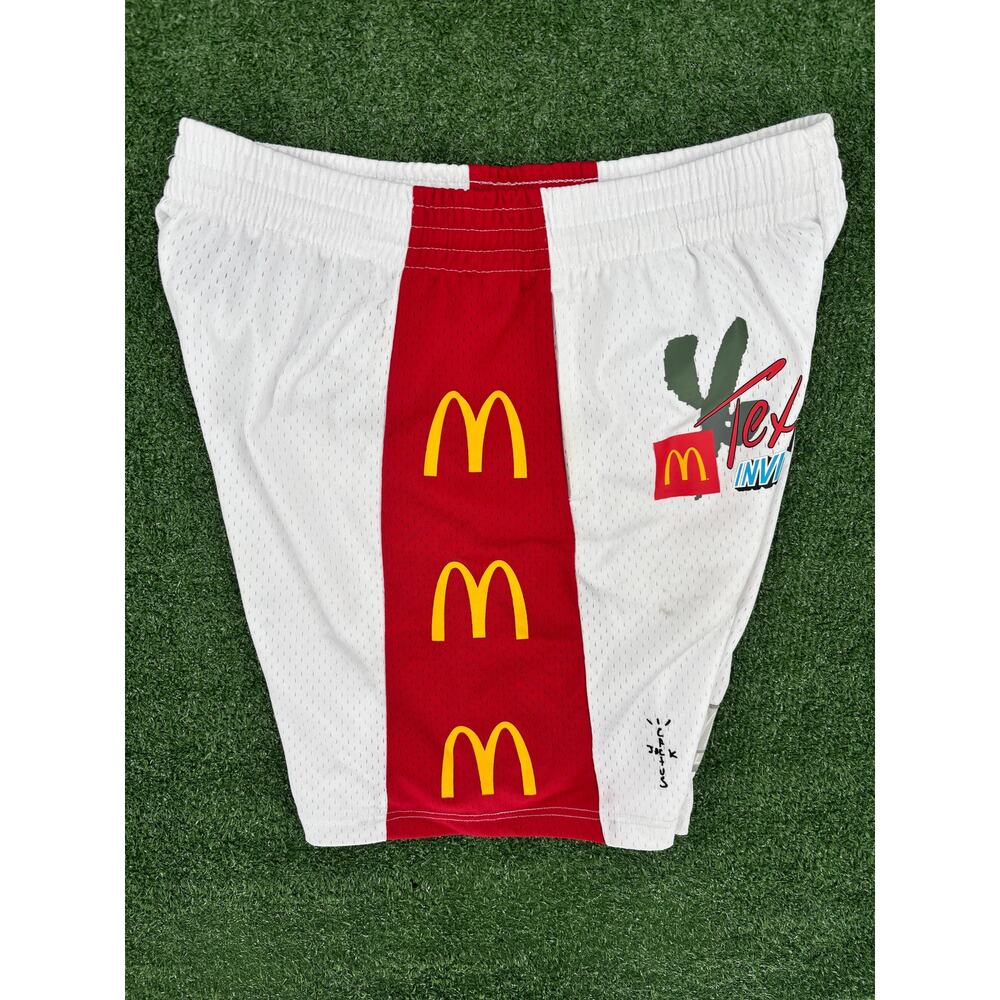 Travis Scott x McDonald's Cactus Jack All American Shorts Size Large - Picture 6 of 7